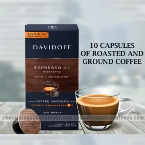 Davidoff Espresso 57 Dark & Chocolatey Coffee Capsules 55G