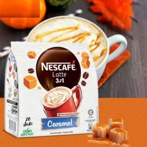 Nescafe Latte 3in1 Caramel Coffee 20sticks 500G