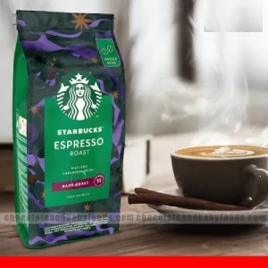 Starbucks Espresso Roast Dark Roast Coffee Beans 450G