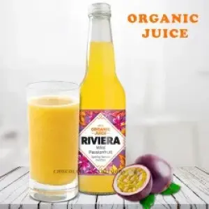 Riviera Wild Passionfruit with Organic Juice 330ml