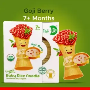 First Bite Goji Berry Organic Baby Rice Noodle (7+months) 180G