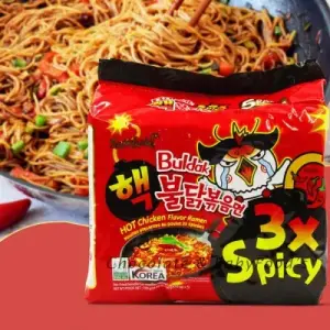 Samyang Buldak 3x Spicy Hot Chicken Flavor Ramen Noodles 700G