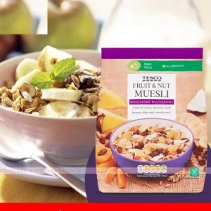 Tesco Fruit & Nut Muesli Wholesome Multigrains  750gm