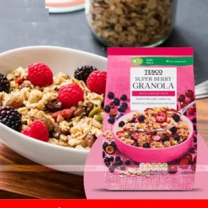 Tesco Super Berry Granola Wholegrain Oats 500gm