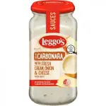 Leggo's Carbonara with Fresh Cream, Onion & Cheese 490g