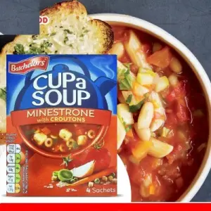 Batchelors Cup a Soup Minestrone with Croutons 94G