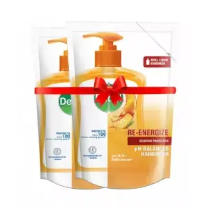 Dettol Handwash Re-Energize Refill 170 gm (Combo Pack) 2 pcs