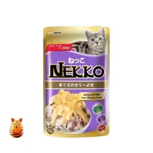 Foodinnova Cat Food Nekko Real Tuna Topping Cheese 70 gm