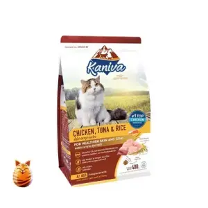 Kaniva Chicken, Tuna And Rice For Adult Cats & Kitten Food 400 gm