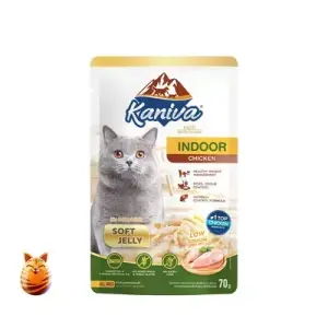 Kaniva Indoor Chicken Soft Jelly Cat Food 70 gm