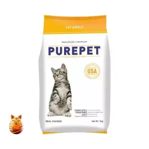 Purepet Real Chicken Adult Cat Food 3 kg