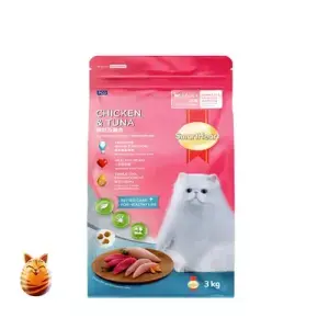 SmartHeart Adult Cat Food Chicken & Tuna 3 kg