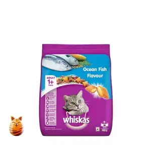 Whiskas Cat Food Ocean Fish 480 gm