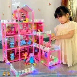 House DIY Assemble Game Happy Family Villa Park