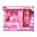 Zunchen Kitchen Set With Sounds And Lights For Girls – Multi Color